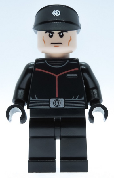 LEGO Minifigure -- First Order Officer - Red Lines on Uniform (75266)-Star Wars / Star Wars Episode 9 -- SW1076 -- Creative Brick Builders